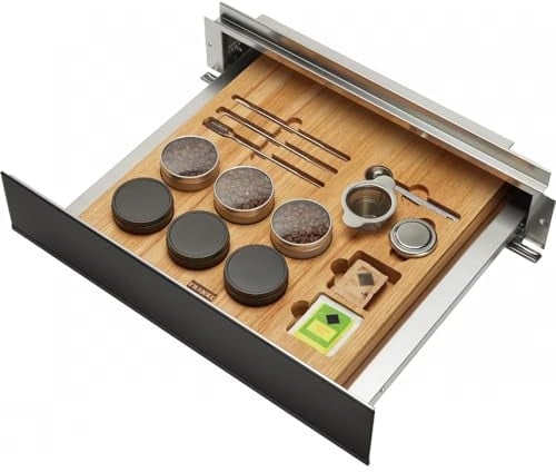 Franke FMY 14 CMD BK Schublade für Kaffeemaschinenzubehör, Stainless Steel