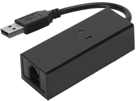 Modem Fax USB 2.0, Modem Fax USB Dial Up Esterno 56K con Connessione Rapida, Modem Fax per Computer Portatile per Win 98, Win 2000, Win 7, Win 8