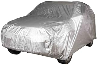 logei® SUV General Motors Couverture Voiture Couverture Anti poussière Etanche Anti Soleil Anti-UV Couverture Universelle pour Voiture, 482 * 195 * 145cm, Argent