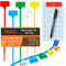 Cable Ties with Labels, 6 Inch Self Closing Cable Ties with Labels for Organization, Cable Tie Tags with Waterproof Plastic Tags, Outdoor Label Marking