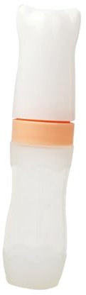 JOINPAYA Bouteille de en silicone gourde bebe lait bebe biberon pour nourrissons bouteille de cuillère de céréales de riz mangeoire avec cuillère mangeoire à presser rose