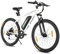Hiland 26 Zoll Elektrofahrrad für Männer Frauen, 250W Motor Elektro-Mountainbike mit 36V abnehmbarem Akku, 7 Gang E-Bike für Erwachsene, Weiß