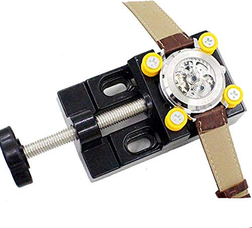 Dofover Adjustable Opener Back Watch Case Holder Tool & Watchmaker Tool,Metal & Plastic