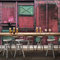 Benutzerdefinierte Jede Größe Wandbild Tapete Europäischen Stil Retro Rost Tür Eisenblech Fresko Restaurant Cafe Wohnzimmer Kreative Tapeten,350(W)*256(H)Cm
