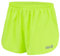 Time To Run Shorts De Course, De Gymnastique Et D'entraînement pour Hommes -Léger avec doublure à séchage rapide et Téléphone Mobile Poche Zippée Large Vert Citron
