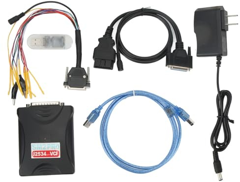 aqxreight aqxreight Dispositif de Programmation ECU, Remplacement pour SM2 Pro J2534 VCI ECU Programmeur 67 en 1 Lecture Ecriture Outil ECU Support Checksum 100‑240V (Prise UE 100‑240V)
