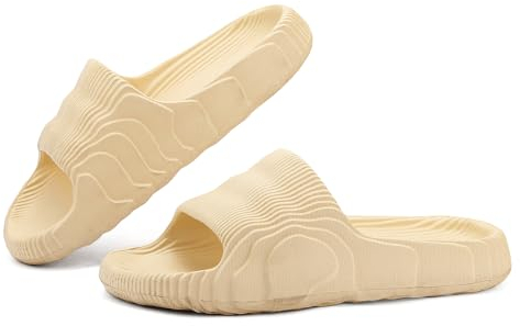Chaussons Femme Chaussure Homme Claquettes été, Pantoufles Confortable Sandales Piscine, Slippers Slides de Plage