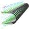 Sokqovt Cables de conexión Cat6a delgados de 0.5 pies (paquete de 24), cable de conexión Ethernet Cat6 flexible 10G 550MHZ, cable de conexión Cat6 de cobre puro de 28 AWG para gabinete de red, cable