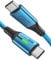 INIU USB C Kabel, Ladekabel USB C [2m BLUE] Typ C Schnellladekabel Nylon USB A auf USB-C Handy Datenkabel für iPhone 16 15 Samsung S22 S21 Note 10 Google Pixel 7 iPad Pro Huawei Xiaomi usw.