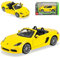 alles-meine.de GmbH Porsche 718 Boxter 982 Cabrio Gelb Ab 2016 1/32 Burago Modell Auto mit individiuellem Wunschkennzeichen