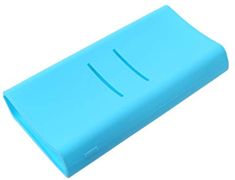 WWHJR - Funda de silicona para batería externa de 20000 mAh Evitar la energía Xiaomi funda protectora para banco de energía móvil