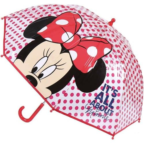 Parapluie Disney pour enfants avec Frozen, Mickey, Minnie et Stitch – Parapluie enfant résistant au vent et à l’eau avec design coloré et poignée ergonomique