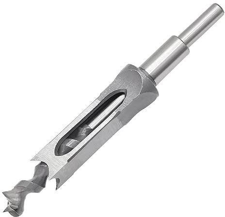 1 pièces foret à bois 22mm en acier allié scie cloche carrée ciseau à mortaise foret à bois avec foret hélicoïdal foret à trou carré for le travail du bois