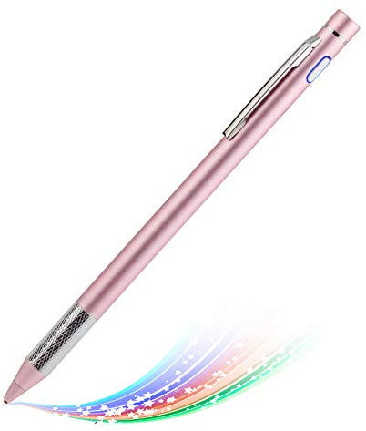 Rsepvwy Stylus Pen for Asus Chromebook Flip C434 Pencil, Active Stylus Digital Pencil with 1.5mm Ultra Fine Tip Stylus Pen for Asus Chromebook Flip C434,Pink