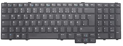 xiixtoo DE Tastatur KeyboardErsatz für Dell Latitude 15 5000Latitude E5540 0D03TYV143825BK1GR Deutsch LayoutTastatur QWERTZSchwarz