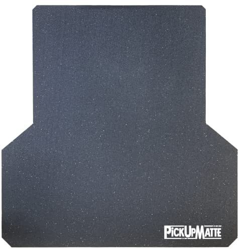 PICKUPMATTE geeignet für Isuzu Dmax D-Max Doppelkabine Doka mit LaderaumWanne Ladefläche Antirutschmatte Pickup, schwarz