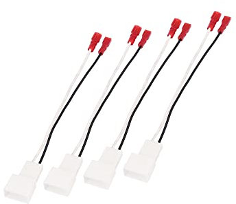 A ABSOPRO Car Speaker Wire Adapter 72-8104 Connector Harness (Set of 4)