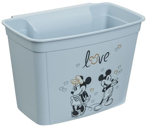 keeeper Mickey Organizer zum Aufhängen, 4 l, Kratzfester Behälter, Ideal für Windeln und Kosmetika, Janek, Hellblau
