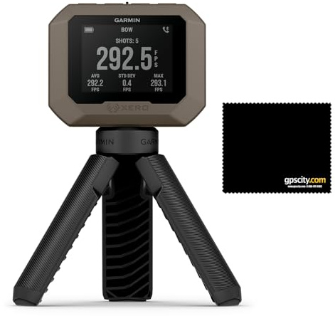 Garmin Xero C1 Pro – Chronographe compact, installation simple avec chiffon de nettoyage en microfibre GPS City (010-02618-10)