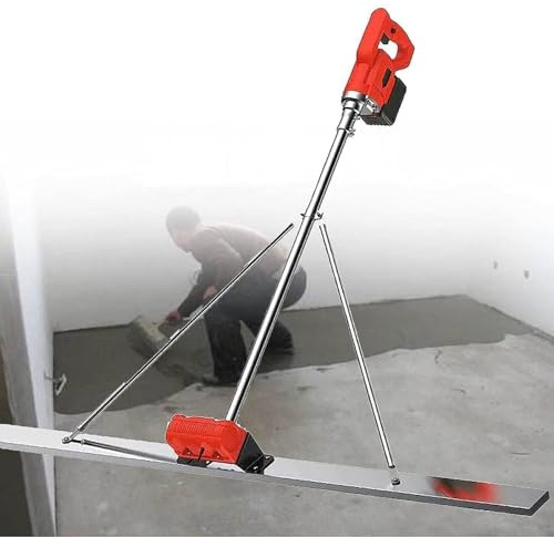 ZXSYYDS Kit de Vibration pour Chape électrique pour béton, grattoir électrique pour béton, grattoir électrique pour béton 150 cm, 6 000 mA, 48 V, Outil de Finition du béton