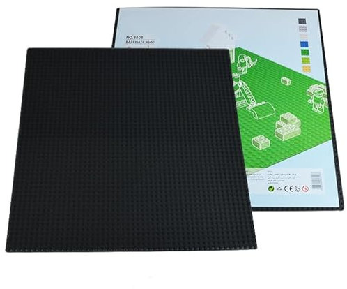 FULHOLPE Classic Baseplates 16x16 Building Board Base Plates for Girls Boys, 50 x 50 Hole Construction Toys Accessories Bases Compatible with Major Brands