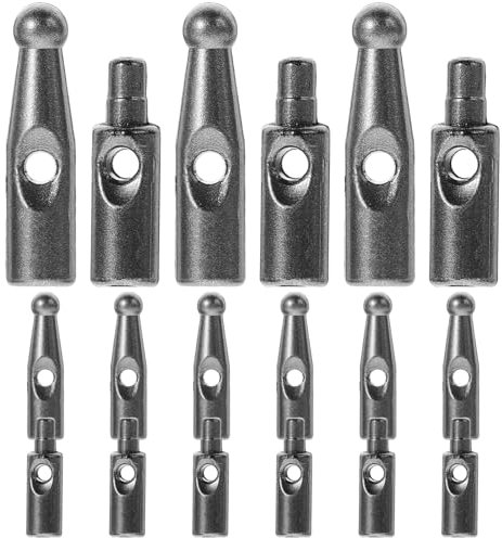 Hanabass 18PCS Umbrella Tail Head Beads, Plastic Umbrella Bone Components End Tips Replacement Parts, Universal Umbrella Component Folding Umbrella Rain Umbrella Repair Parts