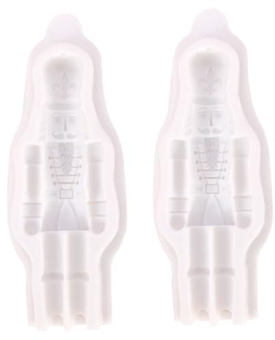 Alipis 2pièces Moules Silicone De Casse-noisette Pour Gâteaux Et Pour Décorations De Noël Et Activités Diy Famille