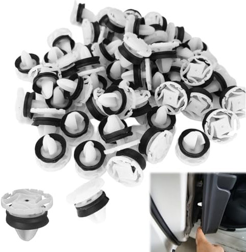 Huybaa Grande taille Clips de Fixation Attaches Garniture(Diamètre 22mm),30PCS Clips de fixation voiture,rivet plastique,pour Auto Voitures Panneaux de Portes,Convient peugeot 207
