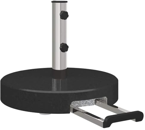 vidaXL Parasol Base Black Ø 45 x 37.5 cm Granite