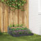 Jardinière à 3 étages en acier, anthracite, design vertical, pour balcon, jardin et terrasse, 90 x 90 x 35 cm, matériau robuste, bon drainage