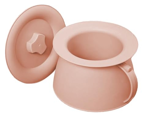 Bac enfichable - 1,5 l - Pot à uriner portable avec couvercle et poignée - Pour le camping et les soins - Seau à urine pour femmes, hommes, personnes âgées et enfants - Récipient anti-fuite pour la