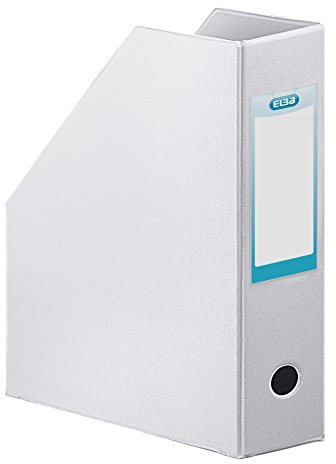 Elba 400081731 Porte Revues 32 x 24 cm Dos 10 cm PVC Blanc