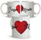 Taza de San Valentín Personalizada. Regalos Para Mi Novia De Cumpleaños. Regalos Para Parejas. Regalos Originales Para Mi Novio. Tazas Desayuno Originales Pareja. Taza Corazon I love you