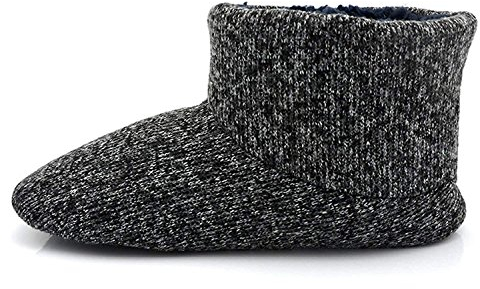 COFACE Hüttenschuhe Herren Warm Winter Hausschuhe Herren Plüsch Flauschig Gefütterte Hausstiefel Männer Haussocken Filz Pantoffeln