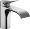 hansgrohe Vivenis - Waschtischarmatur ohne Ablauf, Wasserhahn Bad mit Auslaufhöhe 80 mm, Mischbatterie Waschbecken wassersparend (EcoSmart), Chrom, 75012000