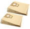 vhbw 20x Staubsaugerbeutel kompatibel mit Miele Electronic 3100, 3200, 3300, 3400, 3500, 3600 Staubsauger - Papier, 28,5cm x 22cm, Sandfarben
