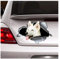Autoaufkleber Hund Personalisiert 21Cm（8.6 Inches） Weißer Schweizer Schäferhund Auto Aufkleber, Hund Auto Aufkleber, Schweizer Schäferhund Aufkleber, Schweizer Schäferhund Aufkleber(def1m10280)