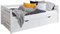 TiCAA Sofabett Naomi inkl. 2X Schubkästen, 100x200, Weiß