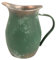 Big FortuneVase für Blumen Vintage Dekorative Krug Metall Rustikale Vase Küche Dekorationen Über Schränke Dekor Kleine Metall Blumentöpfe Milchkännchen für Haus, Büro Küche Dekorationen Zubehör