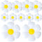 JOLCEEY 11pcs Daisy Balloons, Huge White Flower Aluminum Foil Balloons for Birthday, Baby Shower, Wedding, Party Decorations Supplies (Large Balloon X 2, Medium X 4, Small X 5)