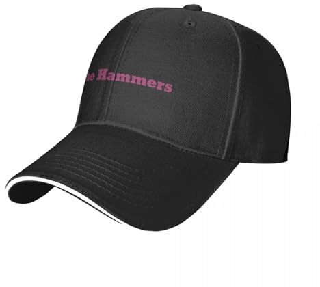 QFLLQLFF Basecap The Hammers WestHam United Fans Cap Baseball Cap Hat Man for The Sun Cosplay Hat for Men Women's Geschenk