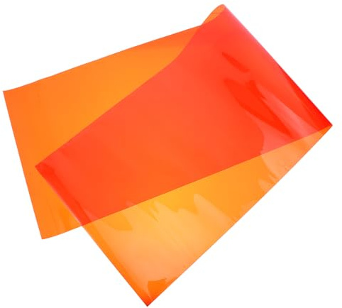 BELLIFFY Colour Correction Gel Light Filter Sheet Transparent Light Colour Filter for Camera Photo Studio and Video Shooting Large Cuttable Film 39.37 X 12.20 in