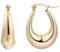 XENOX® Ellipse Ohrringe - Damen Ohrringe aus hochwertigem Edelstahl, 100% Wasserfest | X2660G