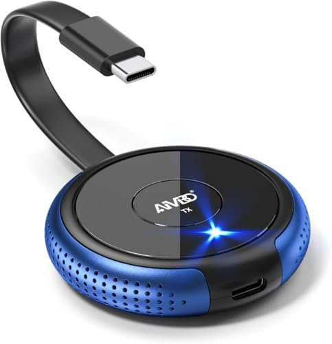 5.8G USB C Wireless Transmitter 165FT/50M USB-C Transmitter HDMI Drahtlos übertragen, HDMI Funk für Laptop, i-Phone 15, TV Box, Kamera zu Monitor, Projektor,TV (TX Needs to be Used with The RX)