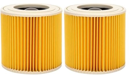 Filtre HEPA, Compatible Avec Karcher, WD WD2 WD3 WD1 MV3 MV2 WD2250 WD3.200 WD3.300 A2004 A2054 A2204 A2656, Pièces Détachées For Aspirateurs(2pcs)