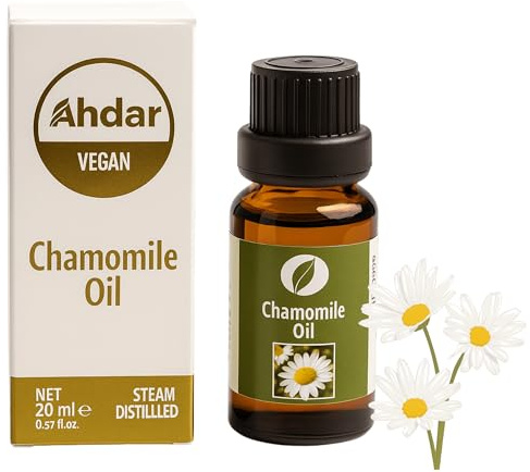 20 ml - 98% Kamillenöl, für Aromaanwendungen und Diffuser geeignet (Kamillenöl)