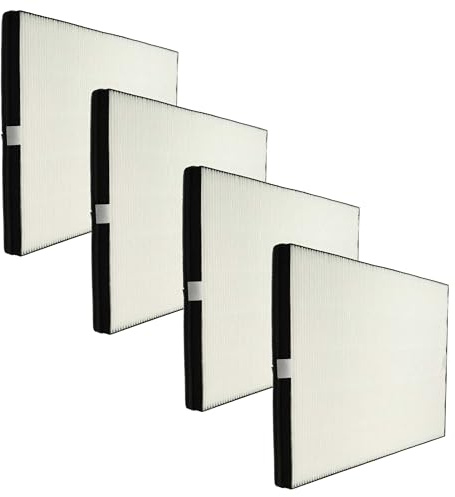 vhbw 4x HEPA Filter kompatibel mit Philips AC1214 | AC1215, AC1217, 1000i Serie, 1000 Serie, AC1217i, AC2729 Luftreiniger - Ersatz-Filter