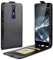 HualuBro Custodia Cover Nokia 5.1, Custodia in Pelle PU Leather Protettiva Flip Case Cover per Nokia 5.1 2018 Smartphone (Nero)