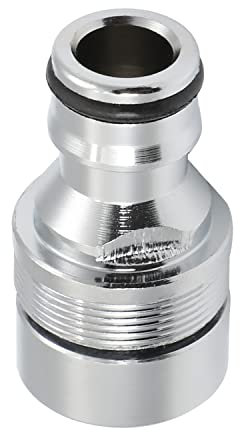 Othmro 1 pièce Tuyau d'eau de pelouse de jardin, connecteurs rapides, adaptateurs de robinet, taille de connexion 19 mm, connecteurs rapides en laiton, adaptateurs de tuyau d'arrosage, raccords et