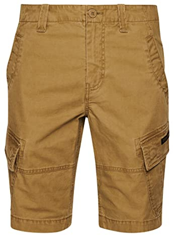 Superdry Mens Vintage CORE Cargo Short Cargos, Dress Beige, 30